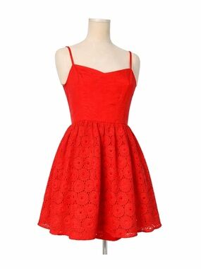 Gianni Bini Red Dress Junior Large